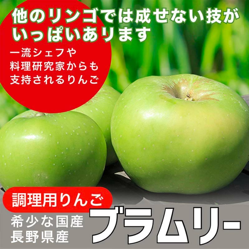 【ふるさと納税】 【訳あり】 クッキングアップル ブラムリー 約5kg 12～18玉 ［小布施屋］フルーツ 果物 林檎 リンゴ 長野県産 信州産 加工 傷 キズ 不揃い 規格外 家庭用 令和8年産 【2026年8月下旬～10月発送】 - 画像2