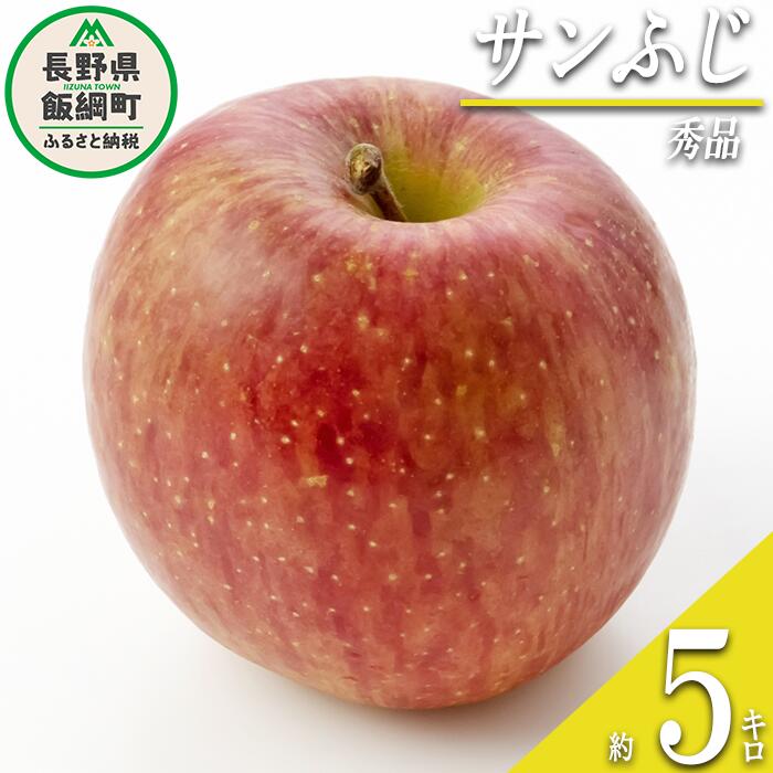 りんご サンふじ 秀 5kg 光センサー選別品 ながの農業協同組合 沖縄県への配送不可 令和7年度収穫分 長野県 飯綱町 〔 信州 果物 フルーツ リンゴ 林檎 長野 14500円 予約 〕発送時期：2025年12月上旬〜2025年12月下旬 {***}