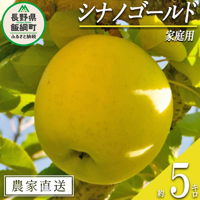 りんご シナノゴールド 家庭用 5kg 永正の地蔵尊神谷農園 沖縄県への配送不可 令和7年度収穫分 長野県 飯綱町 〔 信州 果物 フルーツ リンゴ 林檎 長野 12500円 予約 農家直送 〕発送時期：2025年11月中旬〜2025年12月下旬 {**}