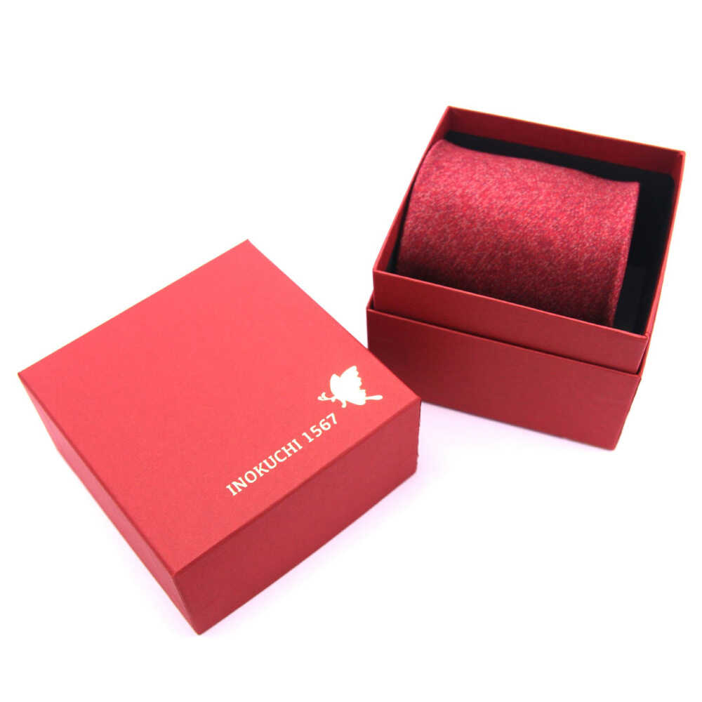 【ふるさと納税】【選べるカラー】ネクタイ シルク ネクタイ （INOKUCHI1567 ） 岐阜蝶柄 赤色 ビジネス スーツ メンズ 人気 高級 国産 絹 ギフチョウ 蝶々 昆虫 かっこいい 上品 フォーマル カジュアル 冠婚葬祭 ギフト 就職祝い 岐阜市 / 皐月屋[ANBR007-009] サムネイル3