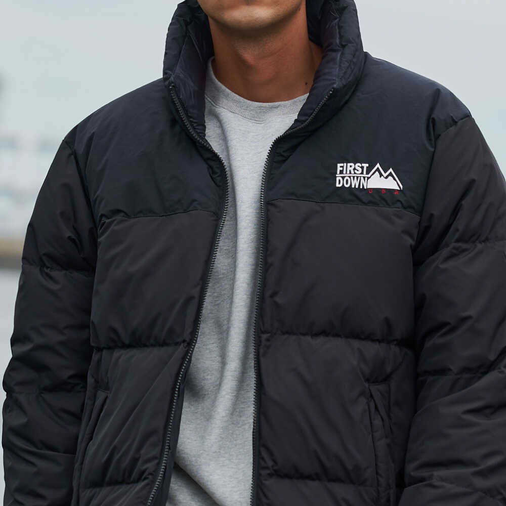 【ふるさと納税】【選べるサイズ】バブルダウンジャケット BLACK アウトドア 上着 防寒 岐阜市 / 水甚[ANHZ006] サムネイル3