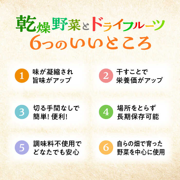 【ふるさと納税】乾燥野菜 ＆ ドライフルーツ 多治見市 / ピュアハート姫[TGL001] サムネイル2