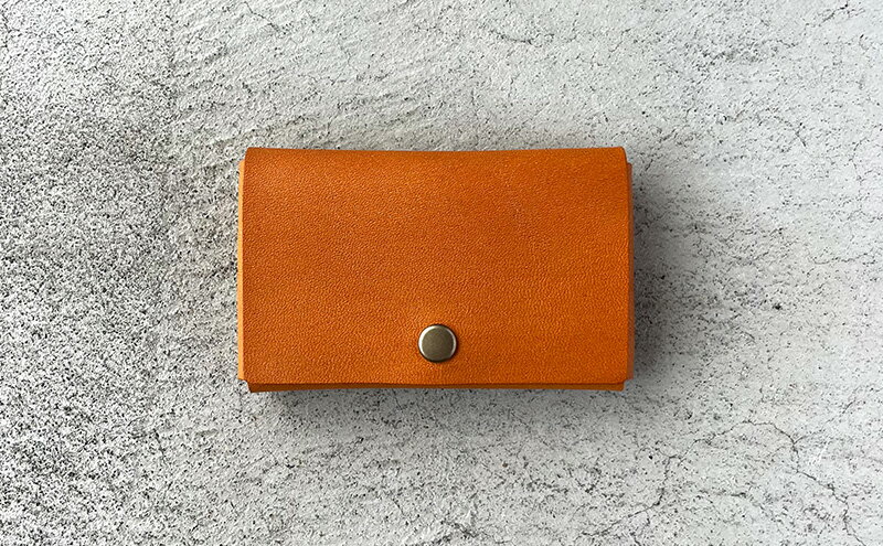 【ふるさと納税】本革 ノンステッチ名刺入れ・カードケース 栃木レザー ファッション小物 革小物 シンプル カード入れ ビジネスシーン 手触りが良い 牛革 プレゼント ギフト サムネイル3