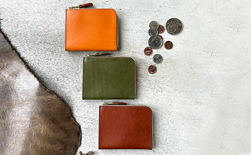 【ふるさと納税】革財布 本革 L字ファスナー ミニ財布 栃木レザー レザー財布 美濃市 サムネイル3