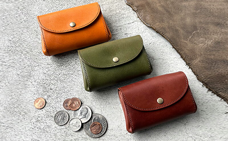 【ふるさと納税】革財布 本革 ジャバラマチ ミニ財布 栃木レザー レザー財布 美濃市 サムネイル2