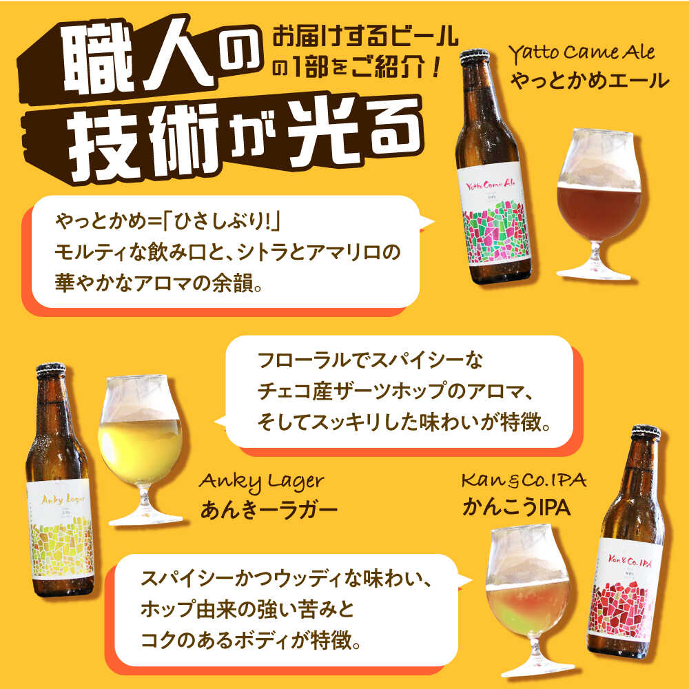 【ふるさと納税】【6回定期便】 クラフトビール 季節のおすすめ 6本 セット 瑞浪市 / カマドブリュワリー 飲み比べ 詰め合わせ 季節[AZBV004] サムネイル3