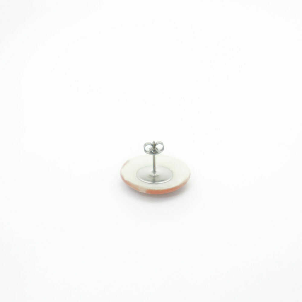 【ふるさと納税】【美濃焼】 ピンクむら タイル ピアス 直径20mm 瑞浪市 / TILEmade タイル アクセサリー ハンドメイド[AZCD024] サムネイル2