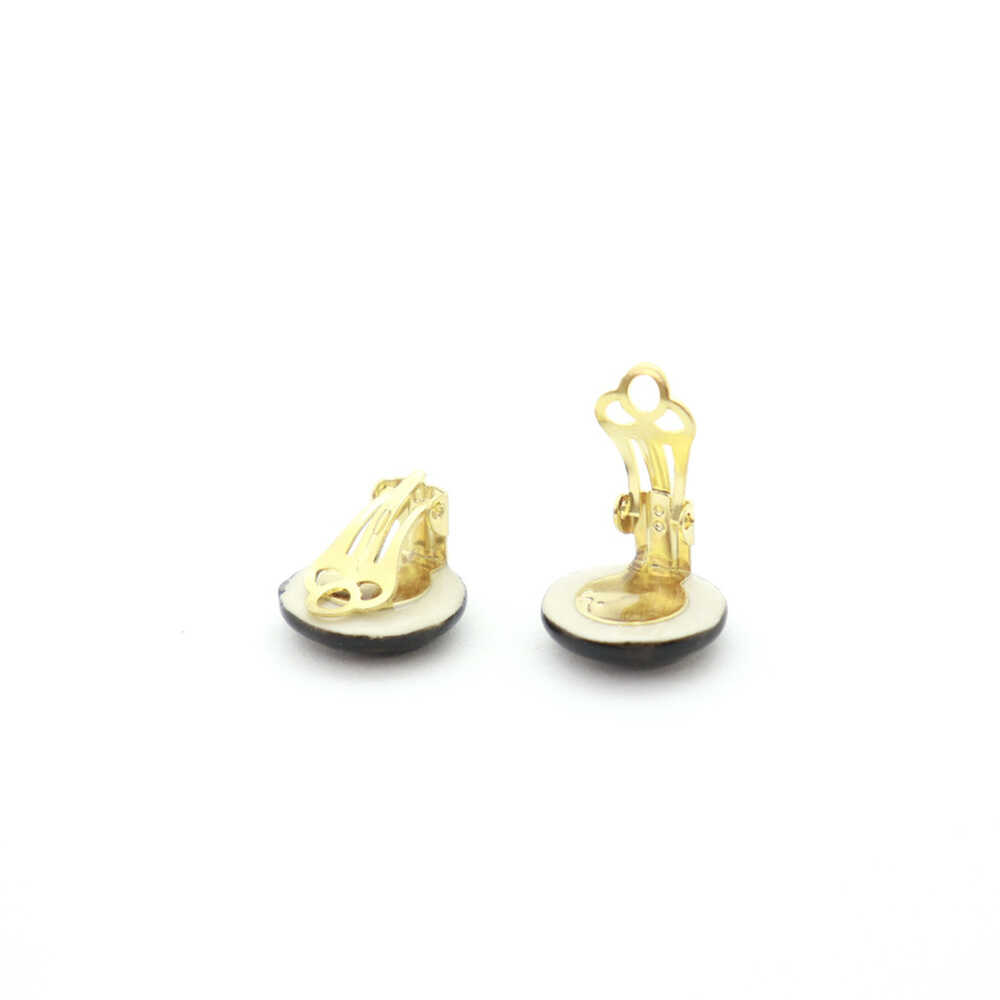 【ふるさと納税】【美濃焼】 紫むら タイル イヤリング 直径15mm 瑞浪市 / TILEmade タイル アクセサリー ハンドメイド[AZCD032] サムネイル2