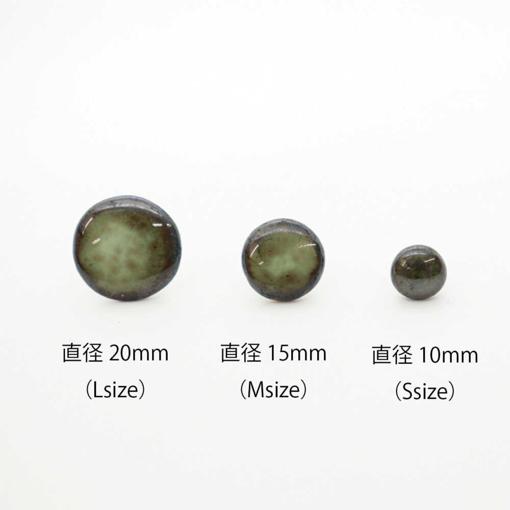【ふるさと納税】【美濃焼】 苔むら タイル ピアス 直径10mm 瑞浪市 / TILEmade タイル アクセサリー ハンドメイド[AZCD052] サムネイル3