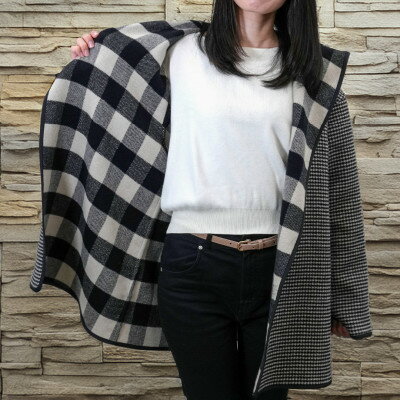 【ふるさと納税】白黒リバーコート【1566780】 サムネイル2