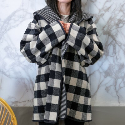 【ふるさと納税】白黒リバーコート【1566780】 サムネイル3