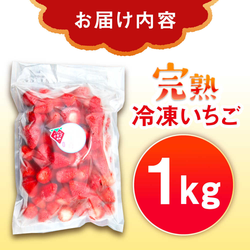 【ふるさと納税】【先行予約】【2026年1月中旬より順次発送】冷凍いちご 1kg / 苺 いちご イチゴ 冷凍 冷凍イチゴ 冷凍苺 / 恵那市 クリエイティブファーマーズ[AUAH023] サムネイル2