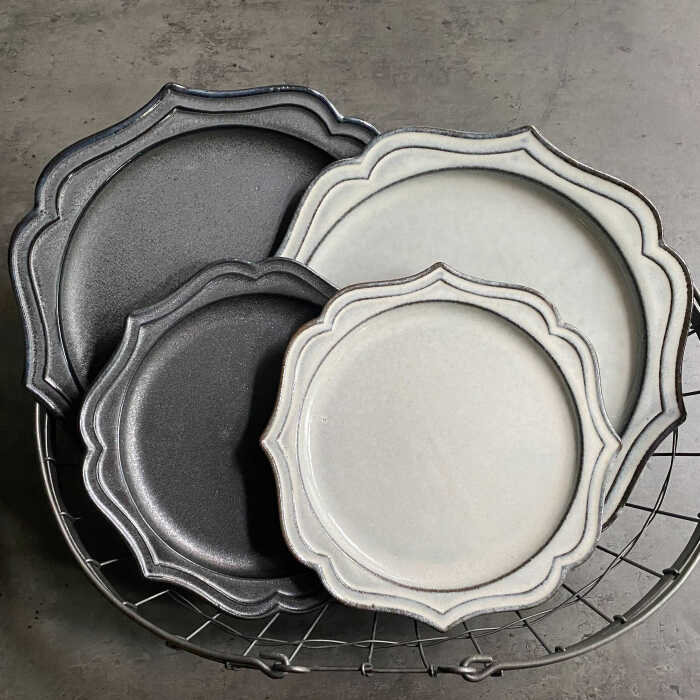 【ふるさと納税】【美濃焼】fiorire-フィオリーレ- サークルプレート アンティーク 4枚セット【Felice-フェリーチェ-藤田陶器】食器 皿 [MBX012] - 画像2