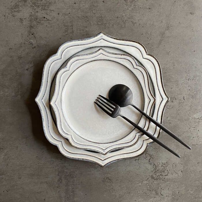 【ふるさと納税】【美濃焼】fiorire-フィオリーレ- サークルプレート アンティーク 4枚セット【Felice-フェリーチェ-藤田陶器】食器 皿 [MBX012] - 画像3