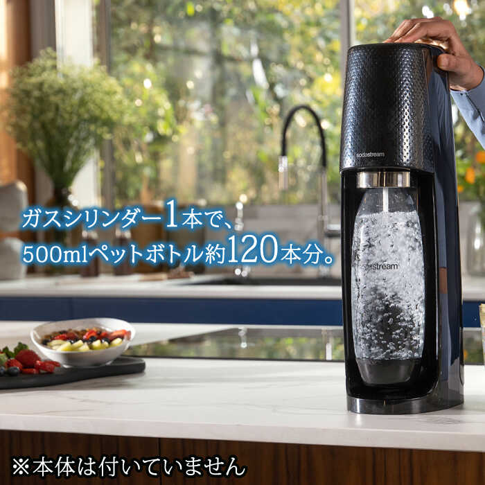 【ふるさと納税】ソーダストリーム ガスシリンダー 新規購入用 60L / SodaStream 炭酸水 水 ソーダ水[MDN002] サムネイル2