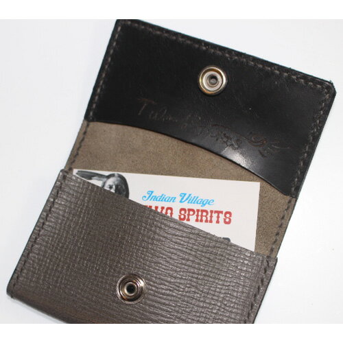 【ふるさと納税】エンボス加工名刺入れ [No.455] ／ 高級革 手縫い 手作り 送料無料 岐阜県 サムネイル3