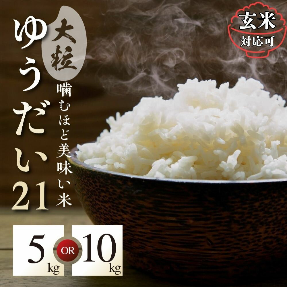 特別栽培米 令和7年産 ゆうだい21 飛騨産 選べる内容量 5kg 10kg 選べる 玄米 精白米 / 単品 米 新米 阪口農園 特A 米 白米 こめ コメ ごはん 5キロ 10キロ 飛騨市 16000円 32000円