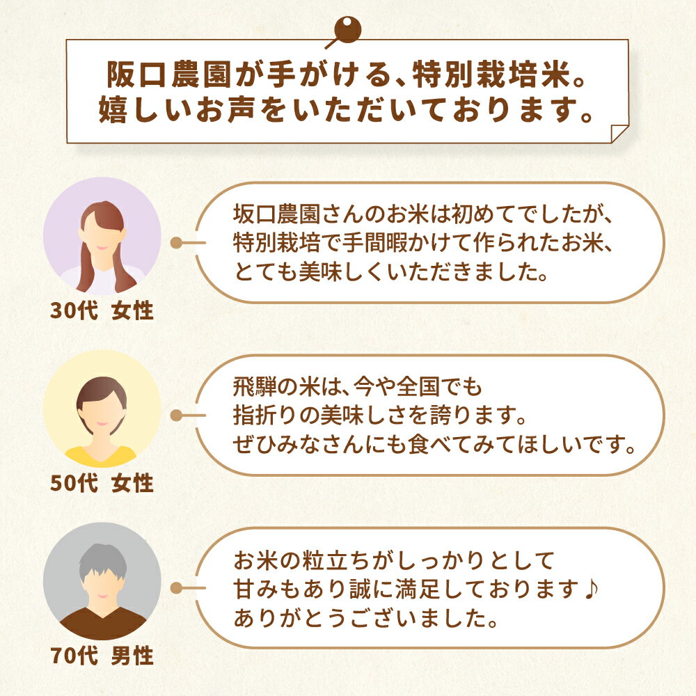 【ふるさと納税】飛騨の米 食べ比べ 計4kg 米 2種 / コシヒカリ 2kg / ゆうだい21 2kg / 特別栽培米 米 新米 令和7年産 ごはん ご飯 こめ コメ 白米 2キロ 計 4キロ 精米 特A 飛騨市 阪口農園 [Q3201] - 画像3