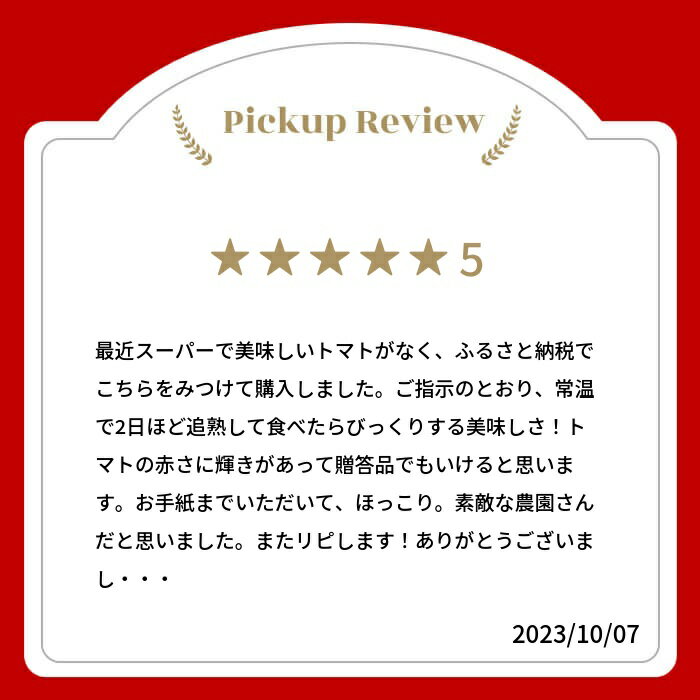 【ふるさと納税】《先行予約》令和8年産 トマト 朝採り発送！ 飛騨古川 池田農園 おいしい水と空気で育った大玉トマト 3kg とまと 野菜 サラダ ジュース 料理 3キロ［A0038x］12000円 - 画像2