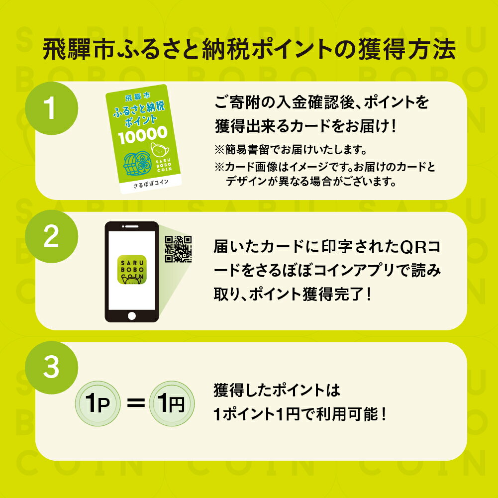 【ふるさと納税】さるぼぼコイン　飛騨市ふるさと納税ポイント [Q2297] 飛騨市 サムネイル2