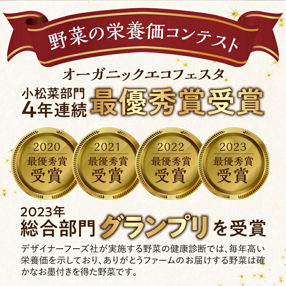 【ふるさと納税】《令和8年産 先行予約受付中》野菜の栄養価コンテストグランプリ農家が贈る 無農薬栽培 野菜セット 6-7品 3回お届け 定期便 お野菜のレシピ付き 野菜 定期便 お楽しみ ありがとうファーム 3万円 30000円《hida0307》 どやな飛騨市 - 画像3