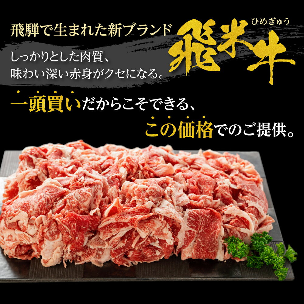 【ふるさと納税】《選べる内容量・定期便》飛米牛 切落しスライス 300g 〜 1.8kg すぐ届く 発送 スライス 黒毛和牛 和牛 牛肉 肉 国産牛 定期 定期便 牛丼 焼肉 切落し 不揃い 切り落とし 訳アリ 訳あり わけあり 小分け 使い切り 大容量 7000円 10000円 1万円 どやな飛騨市 サムネイル2