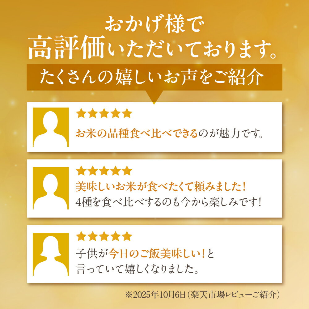 【ふるさと納税】【生活応援価格 期間限定】【令和8年産】先行予約 お米 4品種 食べ比べ 定期便 4ヶ月 4回 計 20kg ( 5kg × 4） ハツシモ ミルキー にじのきらめき ひとめぼれ 米 こめ 白米 精米 農家直送 まるごと お楽しみ 2026年9月〜 1回目の発送 新米 [mt1736_26_Sep] - 画像2