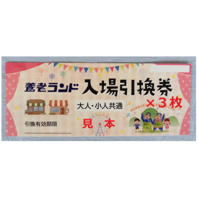 【ふるさと納税】養老ランド 入場券　大人子供共通3枚　乗り物券(2,200円分)セット　養老町　遊園地【1291222】 サムネイル2