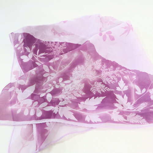 【ふるさと納税】AN-4 山の幸染め　スカーフ サムネイル2