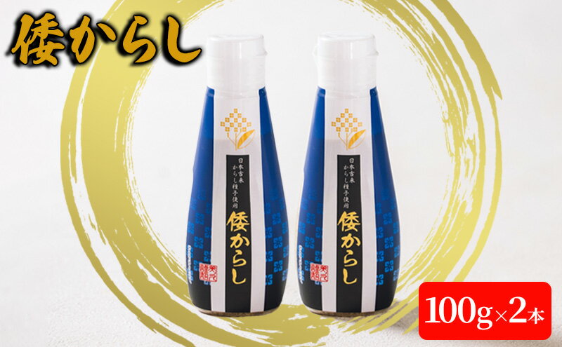 【ふるさと納税】倭からし　100g　2本 調味料 辛味 さわやか 風味 和牛 ステーキ 鉄板焼き 肉料理 薬味 季節 野菜 和え物 浅漬 伝統 歴史 サムネイル2