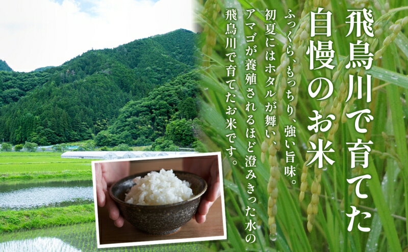【ふるさと納税】 あすかの恵 こしひかり 精米 約 4.5kg × 2袋 お米 米 コメ 揖斐川 飛鳥川 玄米 白飯 ご飯 ふっくら 艶 ツヤ 旨味 甘い 朝食 夕食 強火 弱火 真空パック 株式会社あすか 岐阜県 揖斐川町　お届け：2026年10月1日～2026年12月25日まで - 画像3