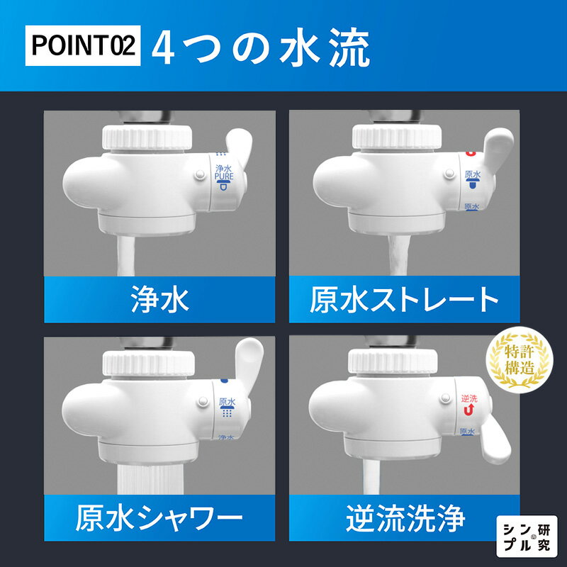 【ふるさと納税】 浄水器 ビューク 3年交換不要 逆流洗浄付 据置型浄水器 フッ素 PFAS PFOS PFOA 除去 カートリッジ 交換不要 活性炭 塩素 除去 浄水 据え置き 据置型 卓上型 蛇口 蛇口直結式 ポット型 ふるさと納税 ギフト プレゼント 岐阜県 ドリームバンク beaq - 画像3