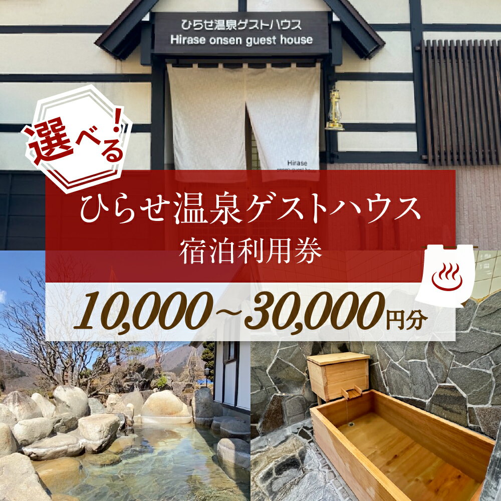 選べる ひらせ温泉ゲストハウス 宿泊利用券 1万円分 〜 宿泊券 旅行券 クーポン チケット 旅行 宿泊 温泉 白川村 世界遺産 観光 岐阜県 観光地 アニメ ひぐらし 聖地巡礼 10000円分 〜 観光地応援 34000円 100000円 10万円 [S904]
