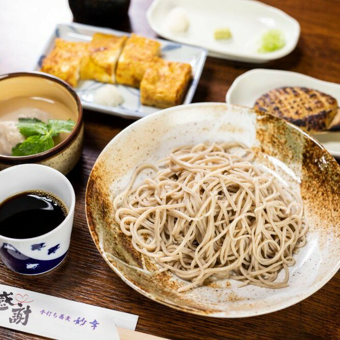 【ふるさと納税】お蕎麦のコース料理食事券 2名様分 ペアチケット 手打ちそば 白川郷 8割そば 蕎麦 妙幸 そば料理 白川郷 国産そば粉使用 岐阜県 29000円[S008] サムネイル3