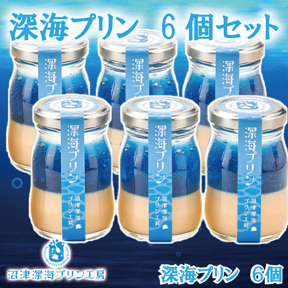 深海 プリン 詰め合わせ 6個 セット スイーツ デザート お中元 贈答用 ギフト用 母の日 高級 絶品 濃厚 とろとろ 極上 プレゼント おやつ 冷凍 食品 家族 パーティー 誕生日 クリスマス バレンタイン ホワイトデー 沼津 静岡