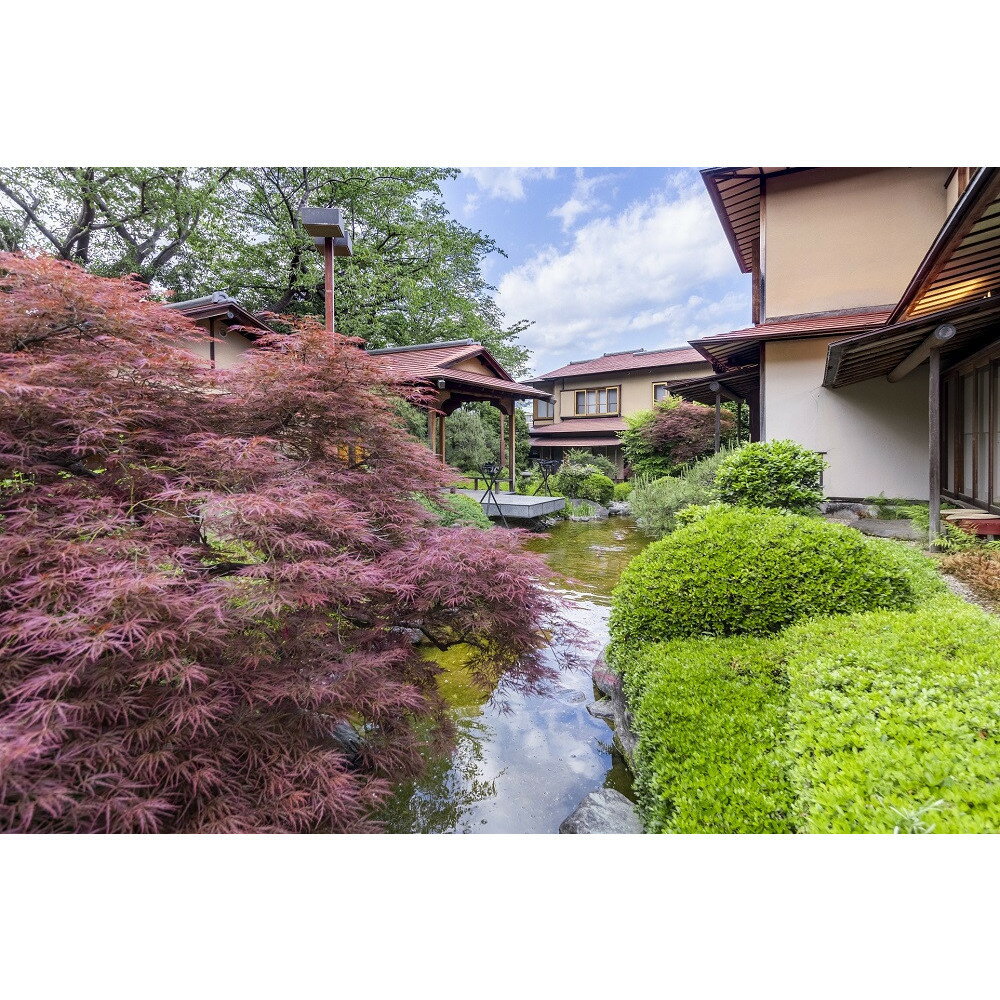 【ふるさと納税】【あたみ石亭 別邸 桜岡茶寮】平休日1泊2食付ペア宿泊券《和室10畳＋8畳》 サムネイル2