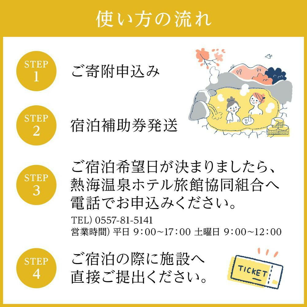 【ふるさと納税】熱海温泉宿泊補助券（30,000円） サムネイル2