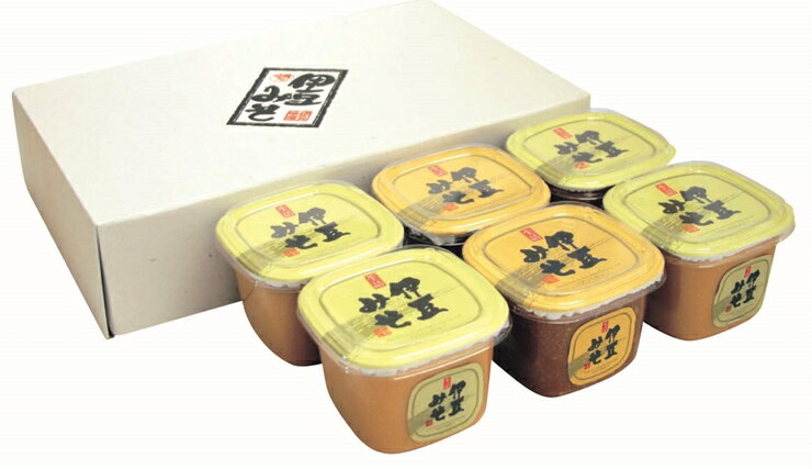 住吟撰みそ 500g × 6個 味噌 伊豆みそ みそ 調味料 米 大豆 お味噌 発酵食品 健康 麹 和食 食品 吟撰白みそ 500g 4個 吟撰赤みそ 500g 2個 セット 天然 国産 オーガニック 自然食品 減塩 低糖質 たんぱく質 ビタミン ミネラル 三島市 静岡県