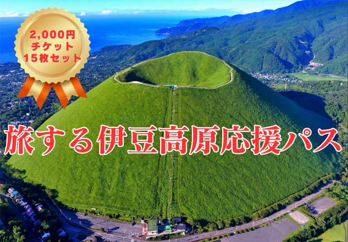 旅する伊豆高原応援パス 2,000円チケット15枚セット