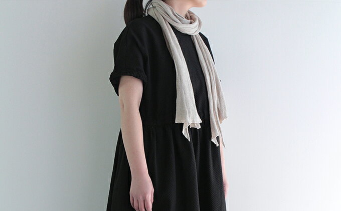 【ふるさと納税】AND WOOL【手編み機で編んだ サマーニットストール】 ファッション 小物 レディース 夏 お出かけ サムネイル3