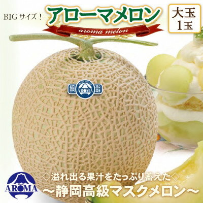 【玉数選べる】アローマメロン(白等級大玉)【1玉 /2玉】_ メロン 果物 くだもの フルーツ アローマメロン マスクメロン 人気 おすすめ 送料無料 贈答 ギフト 白等級 大玉 【配送不可地域：離島・北海道・沖縄県】【G1447132】