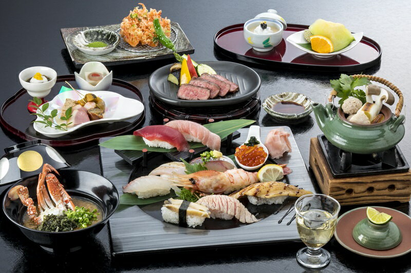【ふるさと納税】 チケット 食事券 ホテルアンビア 松風閣 2名分 料亭 「美咲」 寿司 懐石 個室 ペア ランチ ディナー 昼夜使用可 焼津 a44-005 サムネイル2