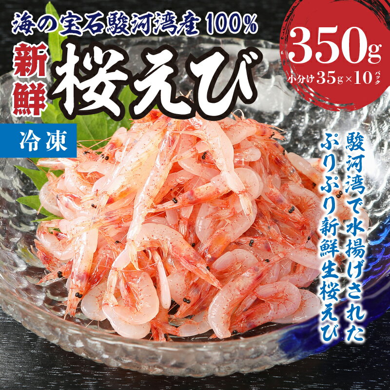 【ふるさと納税】 桜えび 生 刺身 魚 冷凍 天然 焼津 35g×10パック 静岡県漁連 a10-420 サムネイル2