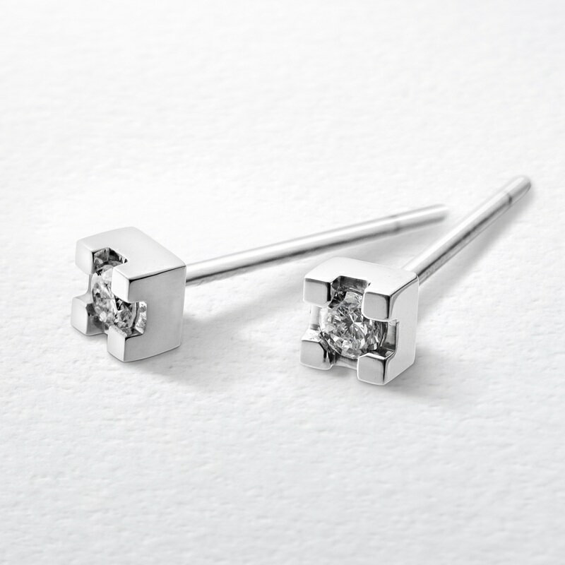 【ふるさと納税】 ピアス アクセサリー ジュエリー レディース メンズ プラチナ Pt900 天然 ダイヤモンド 約0.07ct Eis(アイス) ギフト ラッピング 焼津 b230-001 サムネイル2