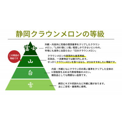 【ふるさと納税】【厳選】高級クラウンマスクメロン山級　1.4kg以上×1玉入り【配送不可地域：離島・北海道・沖縄県・四国・九州】【1596790】 サムネイル3