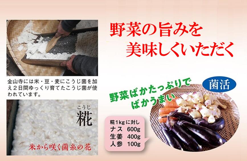 【ふるさと納税】 金山寺味噌 1.2kg 小分け 200g 6個 おかず味噌 糀 野菜 ごはんのお供 薬味 つまみ 発酵食品 野菜 調味料 和食 腸活 おつまみ 発酵 豆 大麦 ナス 生姜 人参 こうじ こうじ菌 菌活 藤枝市 静岡県 サムネイル3