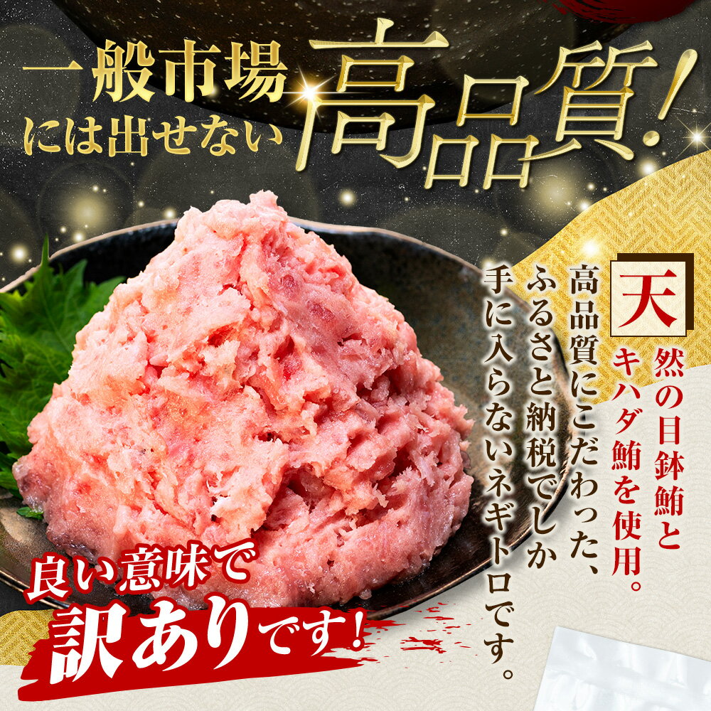 【ふるさと納税】 ネギトロ まぐろ 約 1,6kg 16袋 100g × 16パック 小分け ねぎとろ 鮪 まぐろたたき 魚介 新鮮 天然 目鉢 マグロ キハダ 冷凍 すきみ タタキ 寿司 すし 手巻き寿司 海鮮丼 刺身 おつまみ 簡単 便利 数量限定 訳あり 期間限定 藤枝市 静岡県 サムネイル2