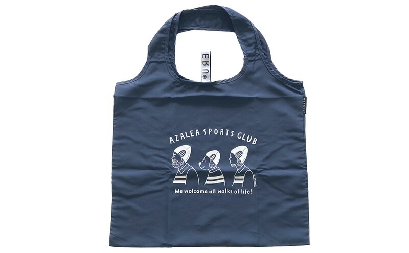 【ふるさと納税】【 アザレア・セブン 】エコバック（ネイビー） サムネイル3