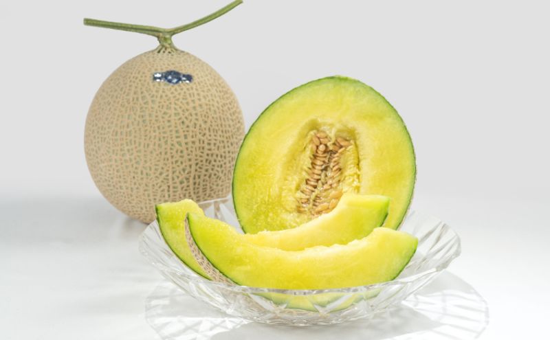 【ふるさと納税】クラウンメロン 大玉 1.5kg以上 1玉 (冬9～2月) 果物 メロン 青肉 フルーツ デザート 高級メロン ブランドメロン 袋井市 静岡県　お届け：2025年9月1日～2026年2月28日まで サムネイル3