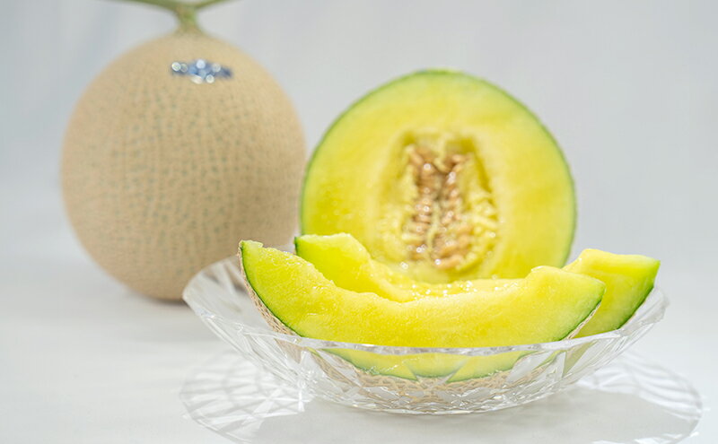 【ふるさと納税】白箱プレミアム (冬9～2月) 果物 メロン 青肉 フルーツ デザート 高級メロン ブランドメロン 袋井市 静岡県　お届け：2025年9月1日～2026年2月28日まで サムネイル3